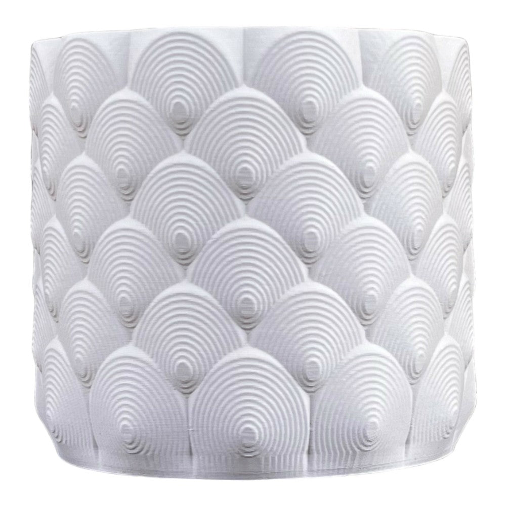 Flower Modern Bohemian Indoor Ocean Wave Eco-Friendly 3D Printed Planters with Drainage