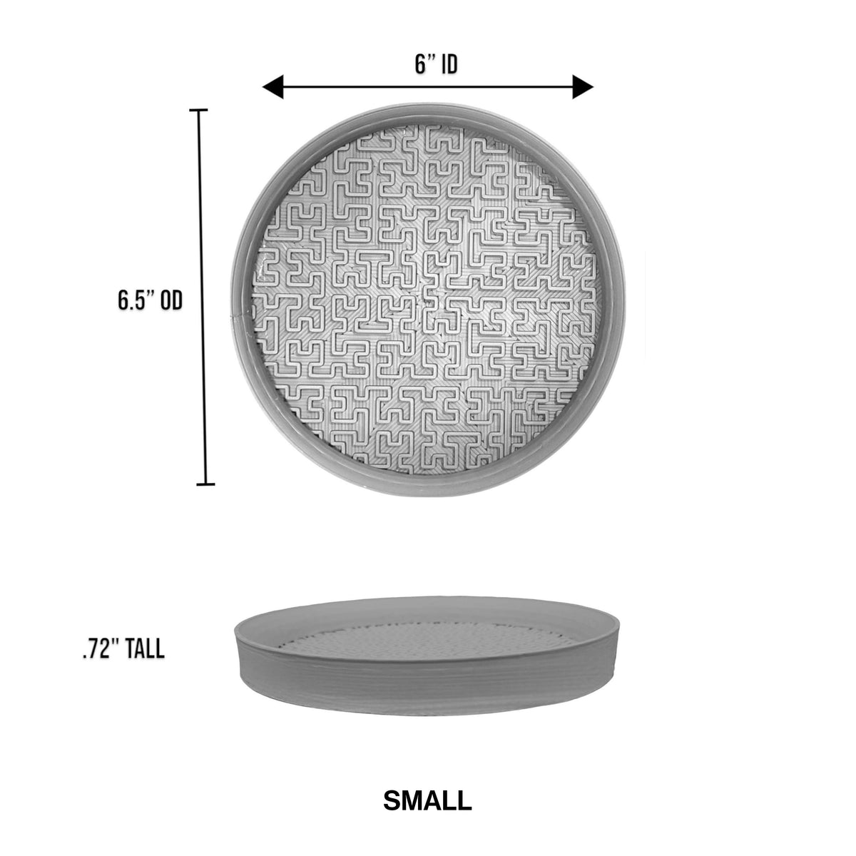 Hexagon Modern Geometric Indoor Eco-Friendly 3D Printed Plant Saucer