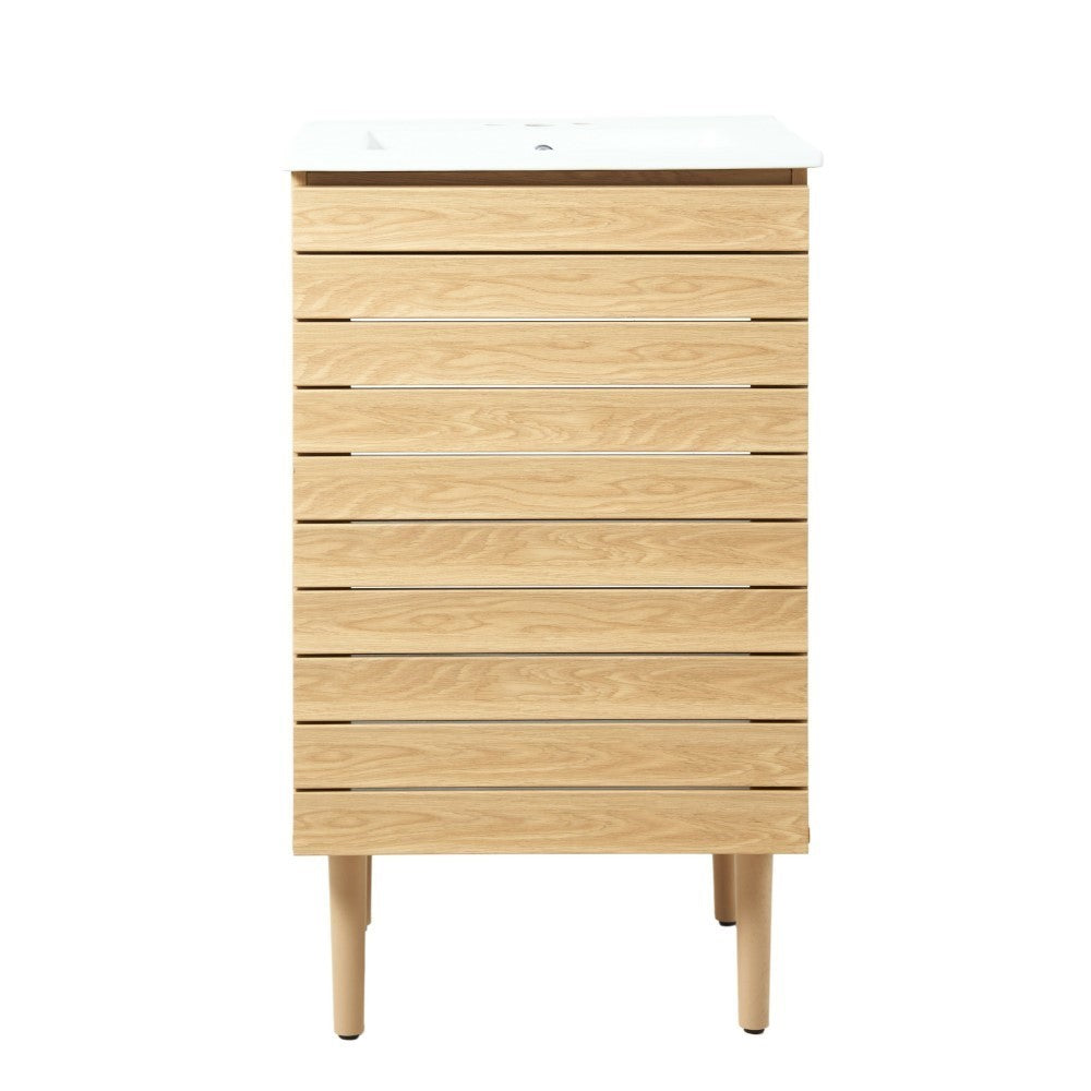 Daniel Modern 2-Shelf Bath Vanity Cabinet (Sink Basin not Included)