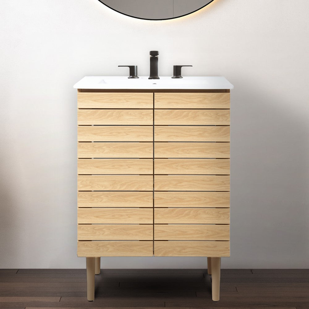 Daniel Modern 2-Shelf Bath Vanity Cabinet (Sink Basin not Included)