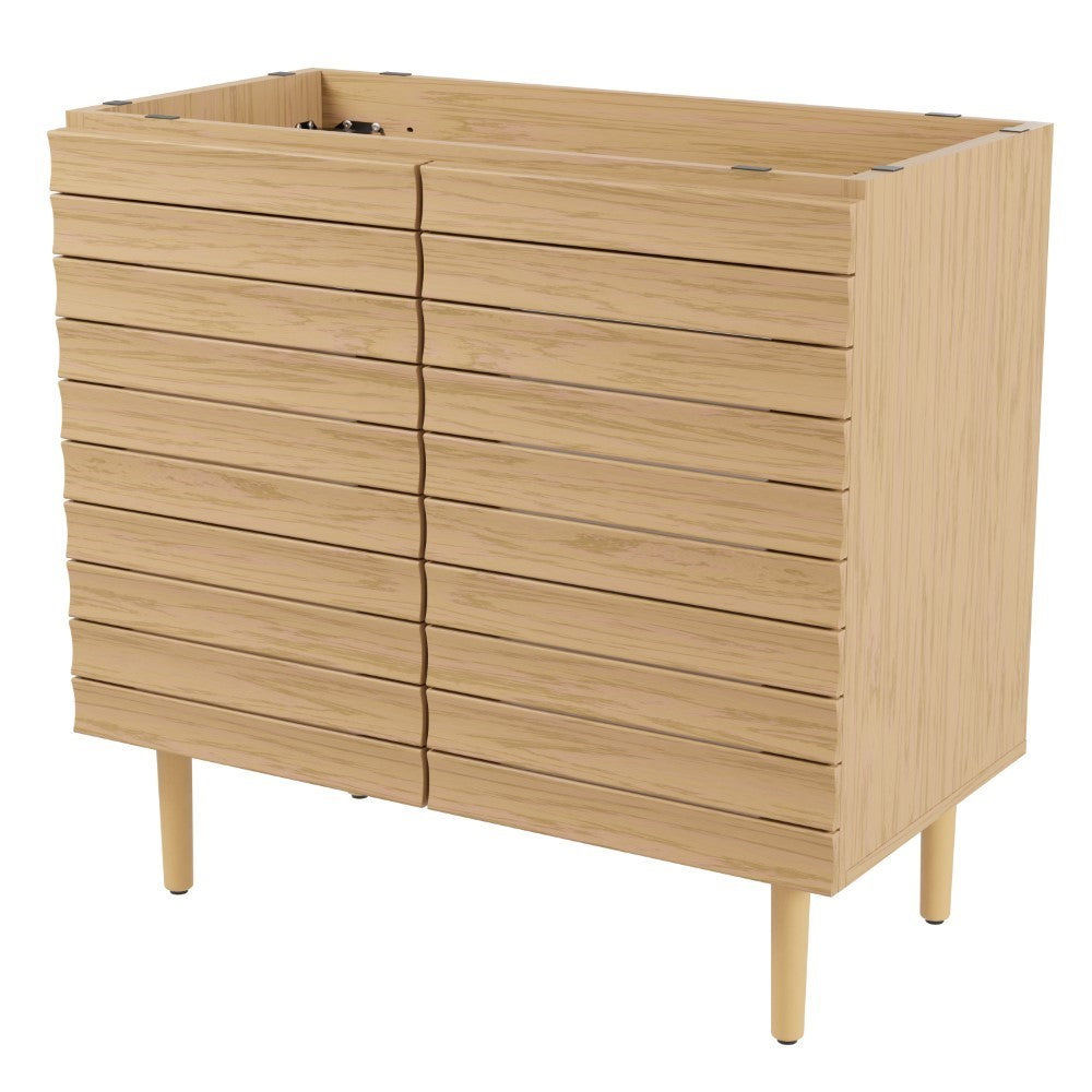 Daniel Modern 2-Shelf Bath Vanity Cabinet (Sink Basin not Included)