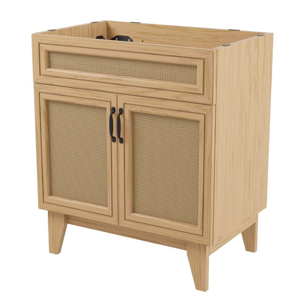 Redford Modern 2-Shelf Bath Vanity Cabinet (Sink Basin not Included)