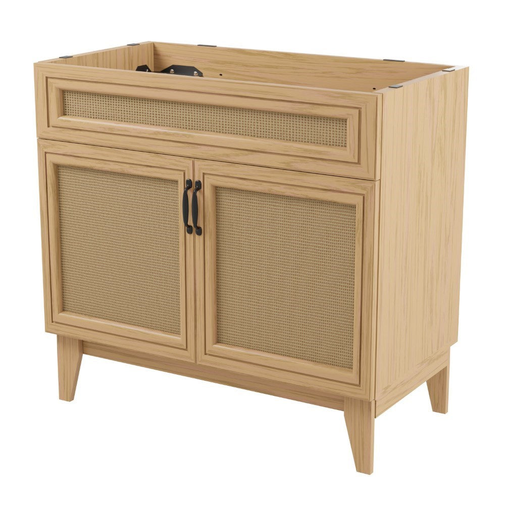 Redford Modern 2-Shelf Bath Vanity Cabinet (Sink Basin not Included)