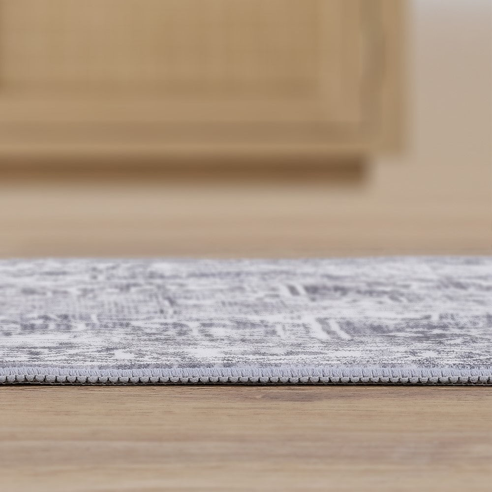 Vintaro Vintage Medallion Border Machine-washable Area Rug