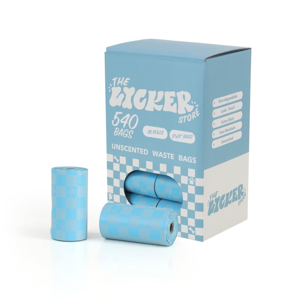 Extra Thick Leak-Proof Unscented Dog Poop Bags