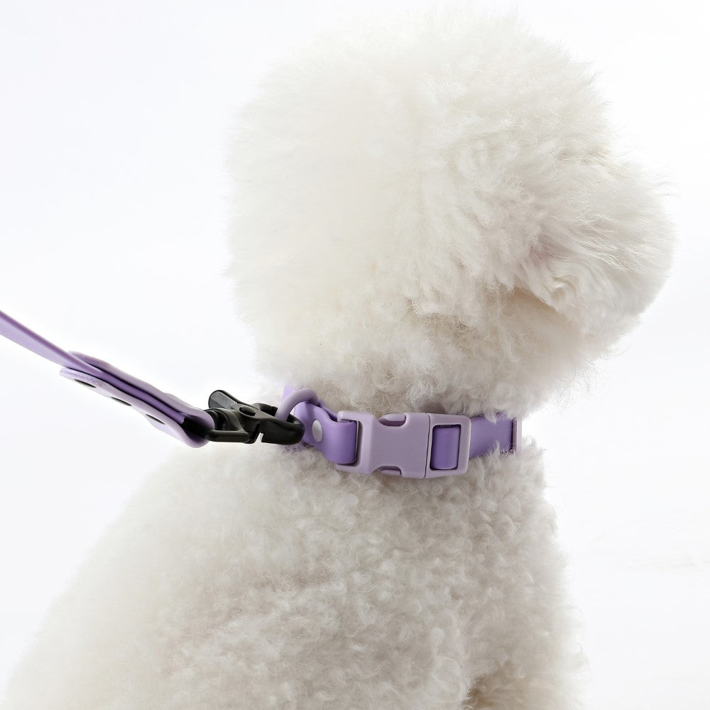 Shri 8FT Adjustable 6-in-1 Waterproof Hands-Free Leash and Collar with LED Flashlight Bag Dispenser and Poop Bag Holder