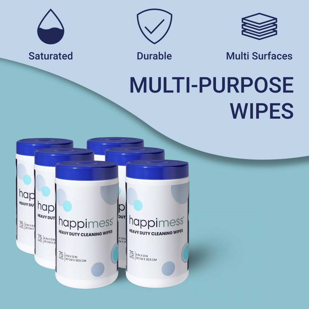 Sage All-Purpose Multi-Surface Heavy Duty Wipes, Bleach Free, Extra Strong, Super Moist, Tough on Messes