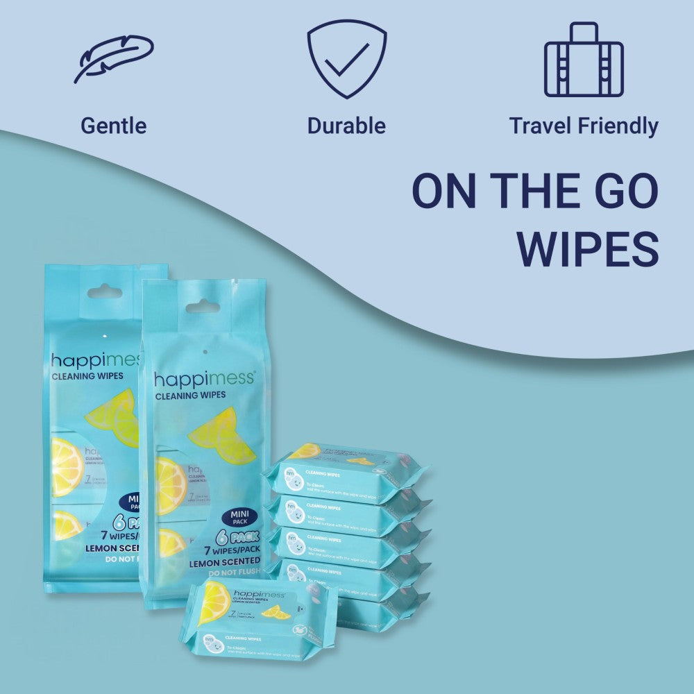 Willow Travel All-Purpose Multi Surface Heavy Duty Wipes, Bleach Free, Extra Strong, Super Moist, Tough on Messes