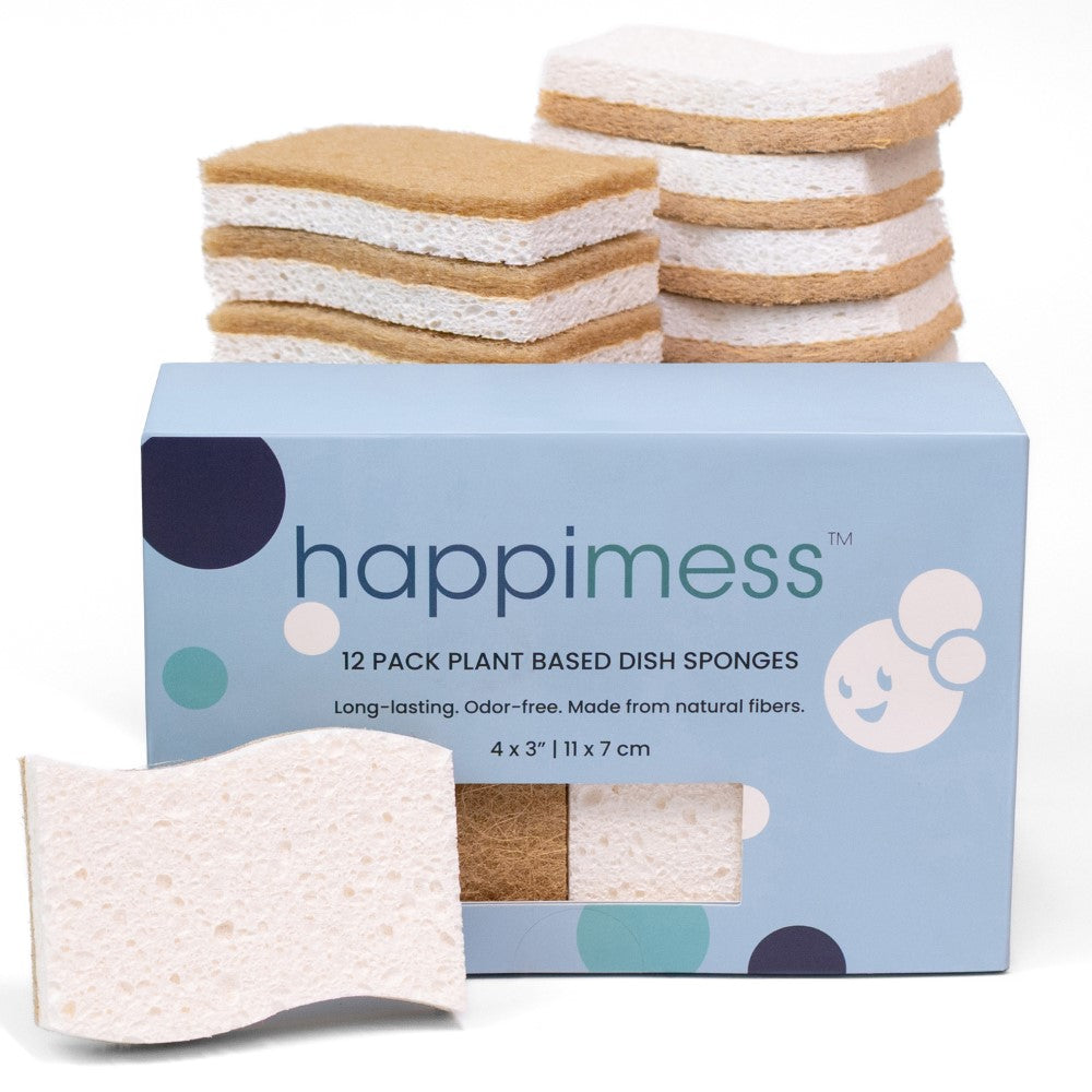 Sova Plant Based Non-Scratch Sisal Hemp/Cellulose Scrubbing Dish Sponge