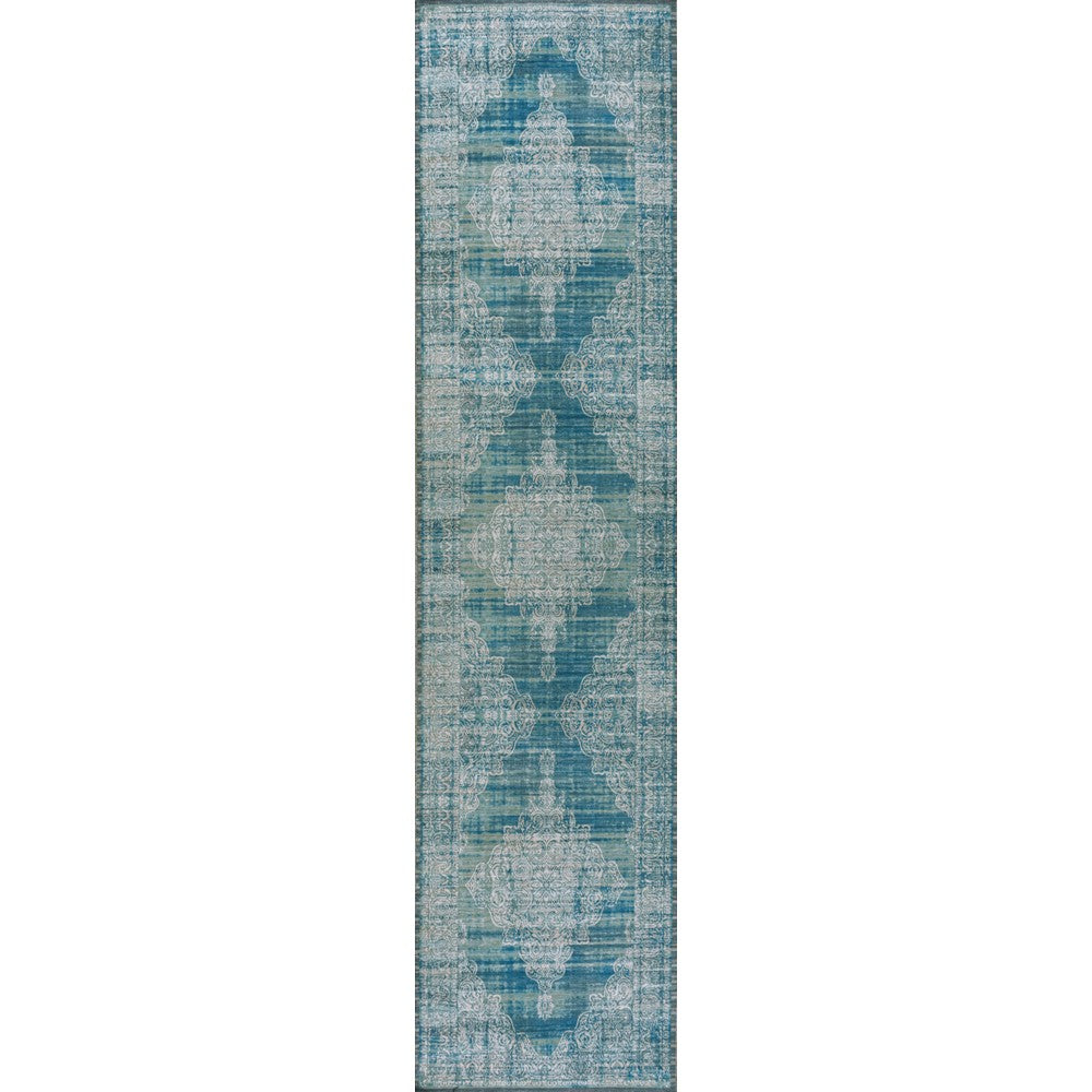 Reedsy bohemian Medallion Washable Area Rug
