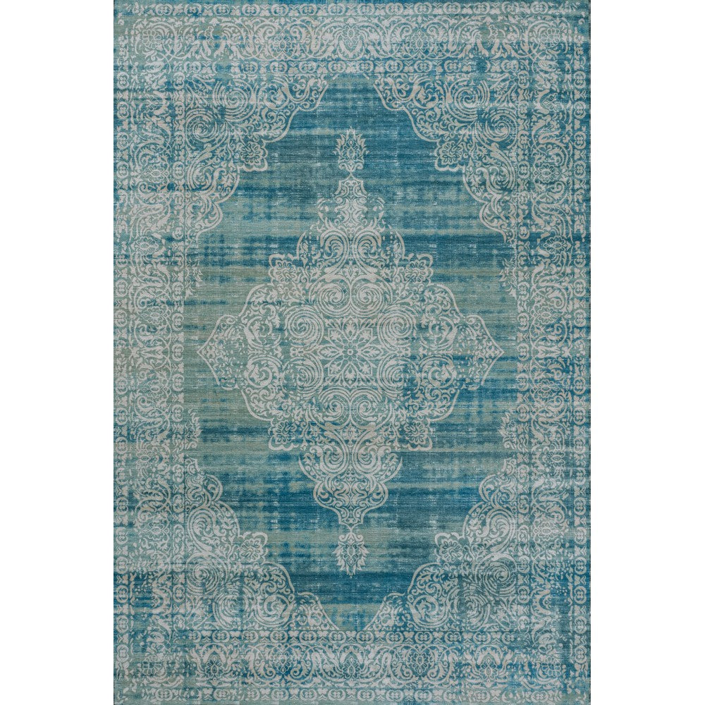 Reedsy bohemian Medallion Washable Area Rug