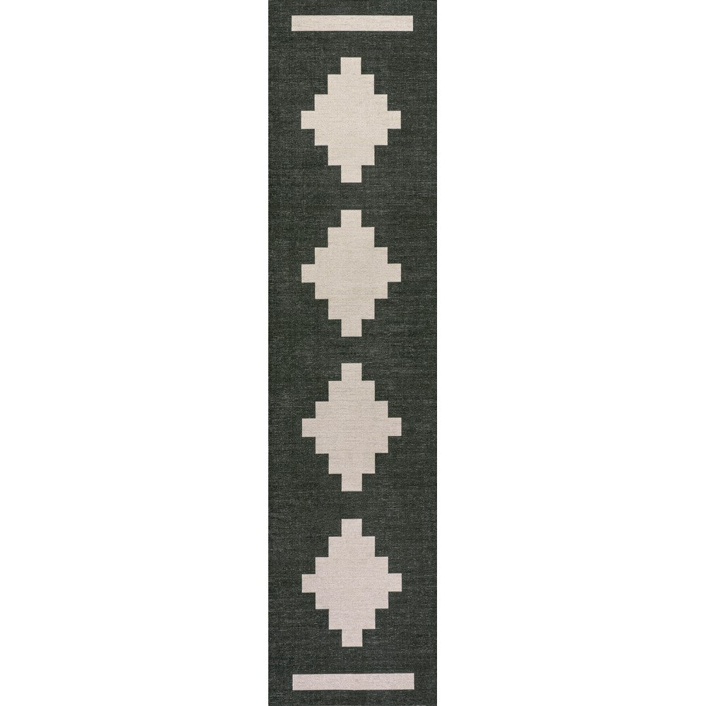 Beatrice Geometric Tribal Medallion Machine-washable Area Rug