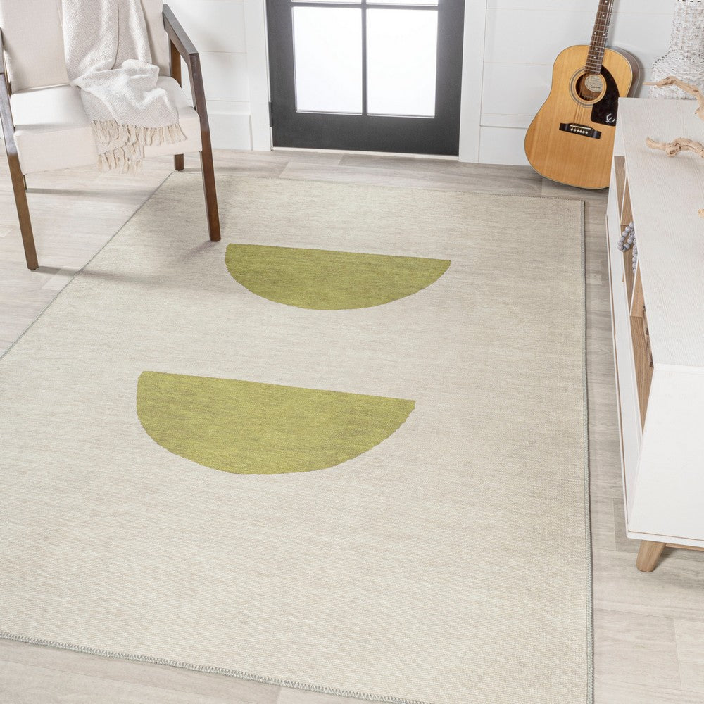 Harley Minimalist Geometric Machine-washable Area Rug
