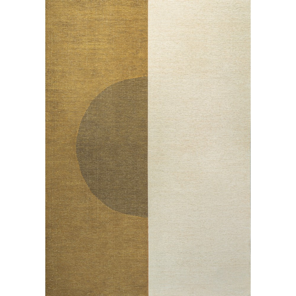 Marsh Minimalist Graphic Circle Machine-washable Area Rug