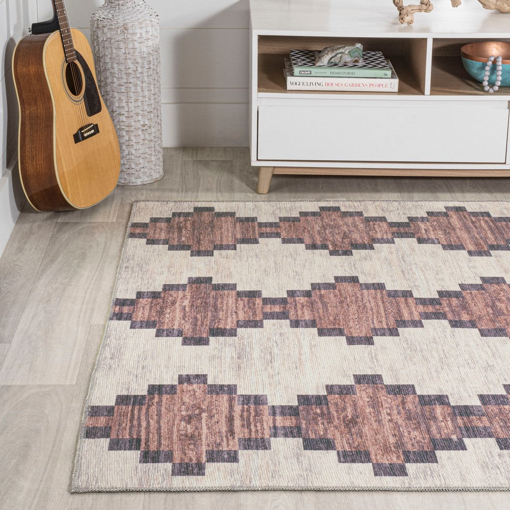 Craig Modern Trellis Kilim Area Rug