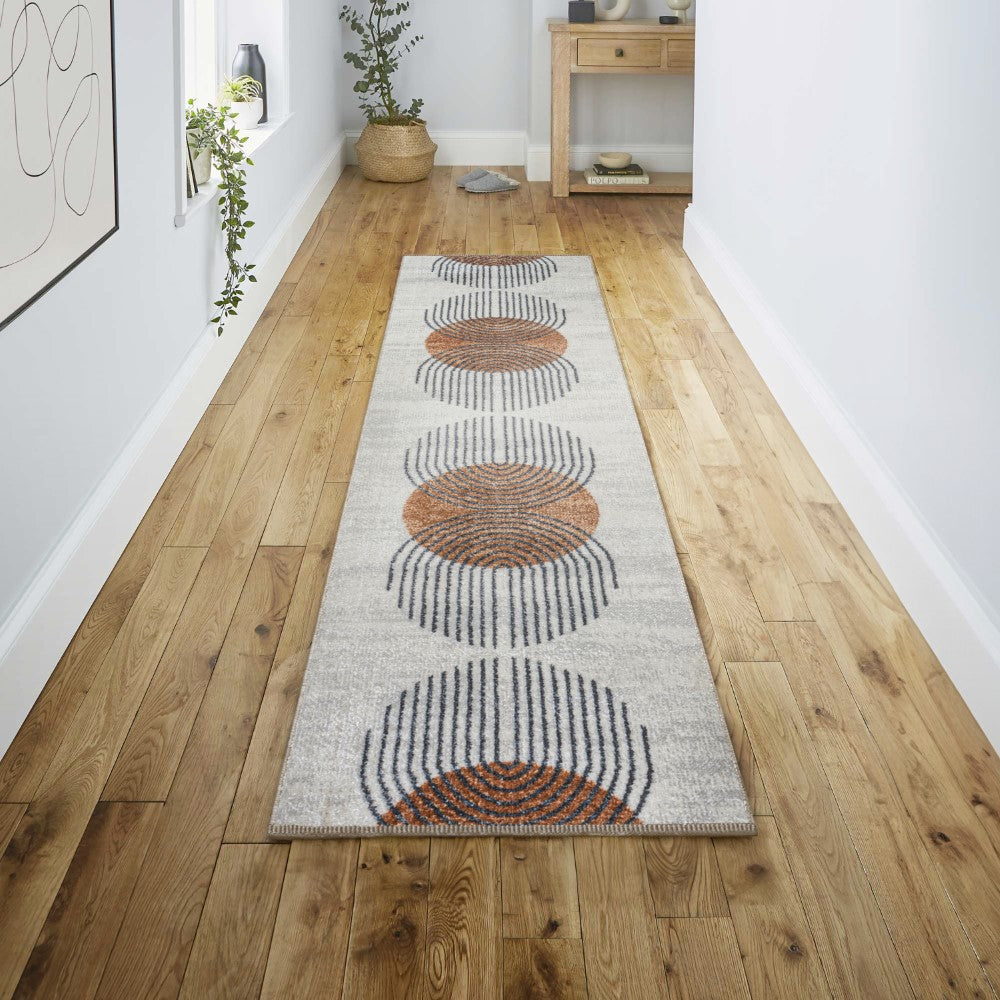Union Geometric Modern Low-Pile Machine-Washable Area Rug