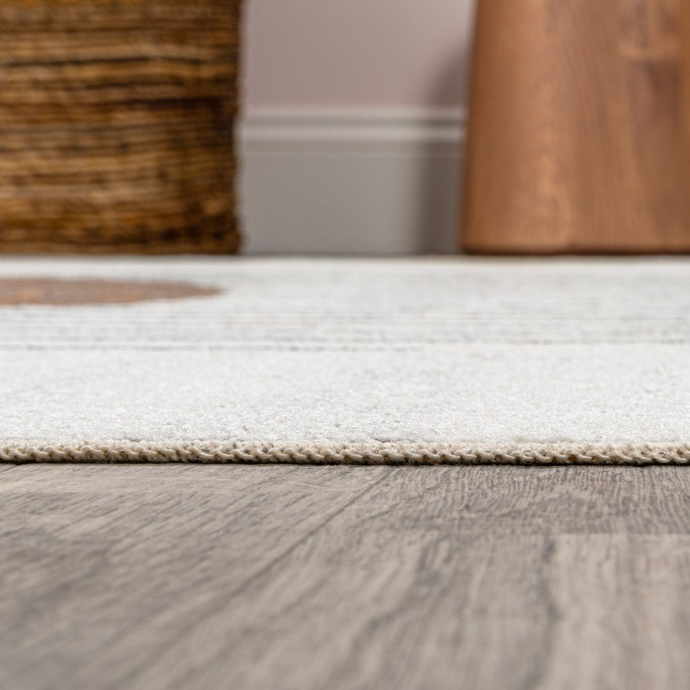 Union Geometric Modern Low-Pile Machine-Washable Area Rug