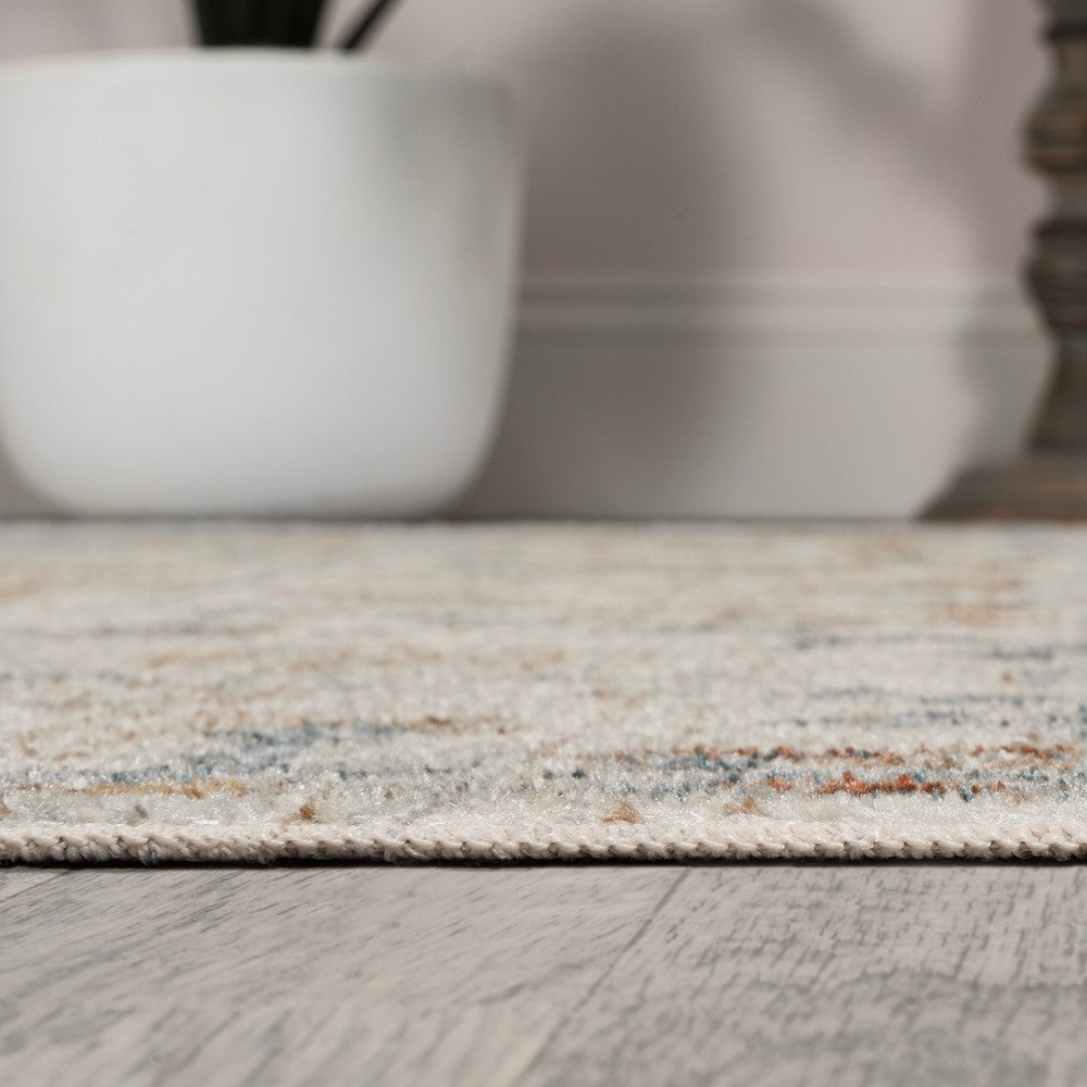 Tarifa Bohemian Medallion Low-Pile Machine-Washable Area Rug