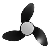 Albini 22" Contemporary Minimalist 6-Speed Metal Mobile-App/Remote-Controlled Dimmable Smart Integrated LED Ceiling Fan