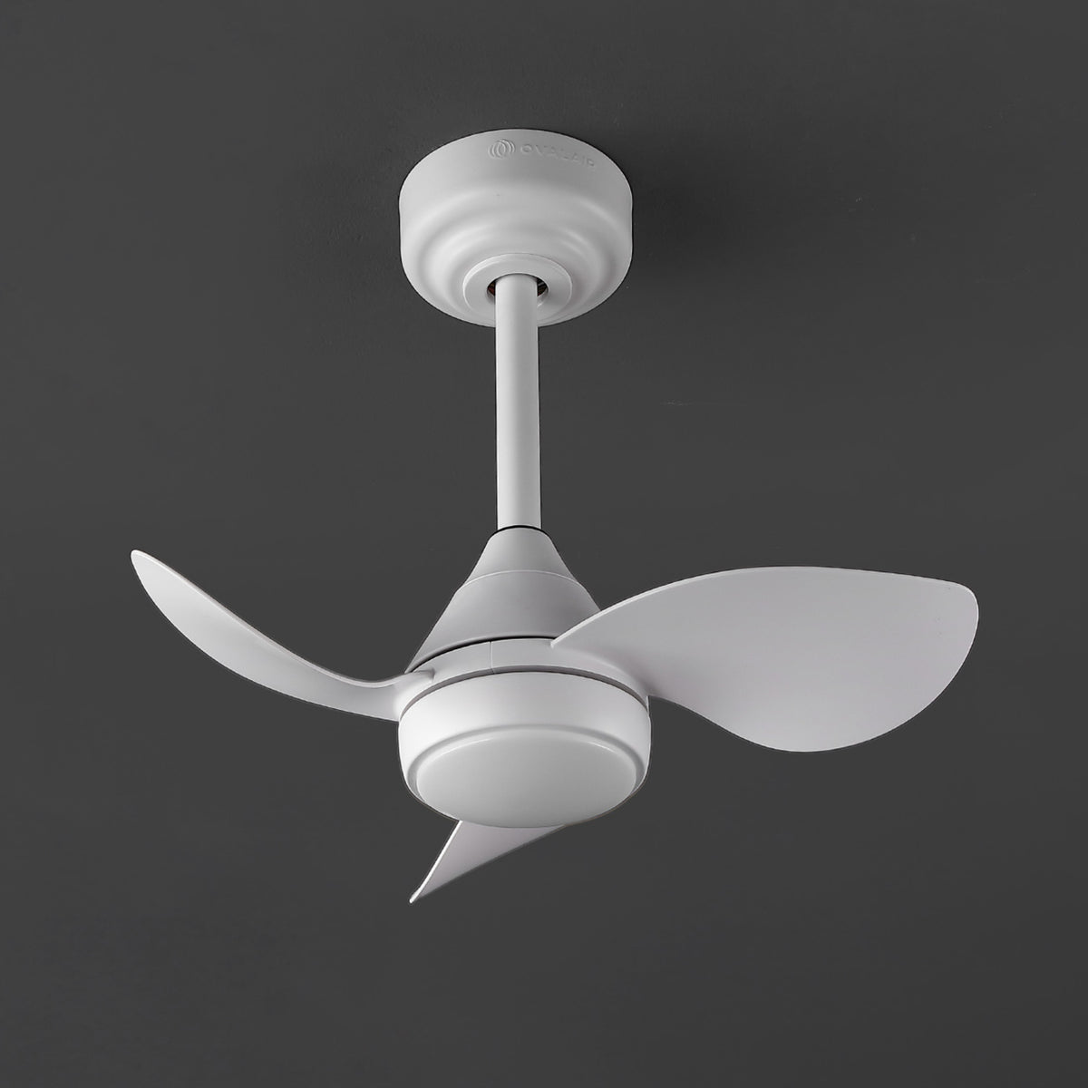 Albini 22" Contemporary Minimalist 6-Speed Metal Mobile-App/Remote-Controlled Dimmable Smart Integrated LED Ceiling Fan
