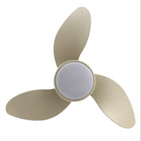 Albini 22" Contemporary Minimalist 6-Speed Metal Mobile-App/Remote-Controlled Dimmable Smart Integrated LED Ceiling Fan
