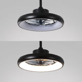Trina 20" Modern Contemporary 6-Speed Metal Mobile-App/Remote-Controlled Dimmable Smart Integrated LED Ceiling Fan