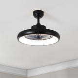 Trina 20" Modern Contemporary 6-Speed Metal Mobile-App/Remote-Controlled Dimmable Smart Integrated LED Ceiling Fan