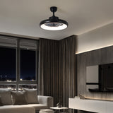 Trina 20" Modern Contemporary 6-Speed Metal Mobile-App/Remote-Controlled Dimmable Smart Integrated LED Ceiling Fan