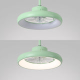 Trina 20" Modern Contemporary 6-Speed Metal Mobile-App/Remote-Controlled Dimmable Smart Integrated LED Ceiling Fan