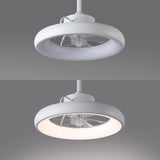 Trina 20" Modern Contemporary 6-Speed Metal Mobile-App/Remote-Controlled Dimmable Smart Integrated LED Ceiling Fan