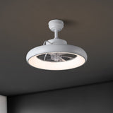 Trina 20" Modern Contemporary 6-Speed Metal Mobile-App/Remote-Controlled Dimmable Smart Integrated LED Ceiling Fan