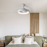 Trina 20" Modern Contemporary 6-Speed Metal Mobile-App/Remote-Controlled Dimmable Smart Integrated LED Ceiling Fan