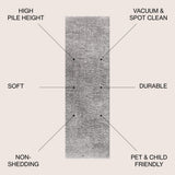 Ternate Aydin Solid Plush Shag Area Rug
