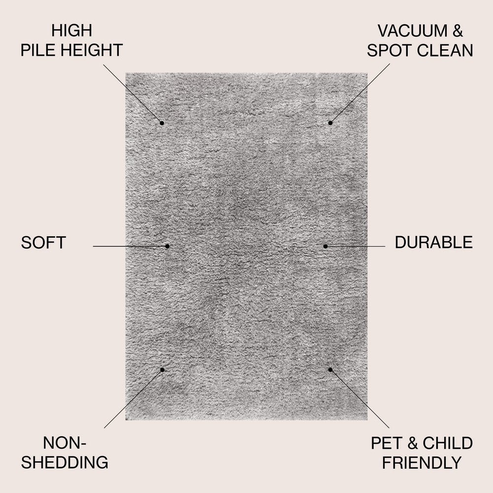 Ternate Aydin Solid Plush Shag Area Rug