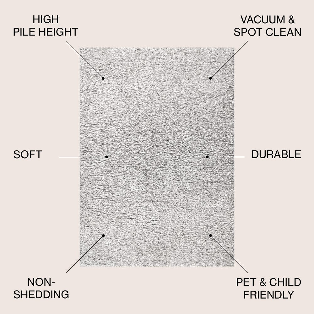 Ternate Aydin Solid Plush Shag Area Rug