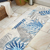 Lynx Tropics Palm Leaves Indoor/Outdoor Area Rug