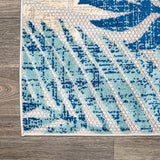 Lynx Tropics Palm Leaves Indoor/Outdoor Area Rug