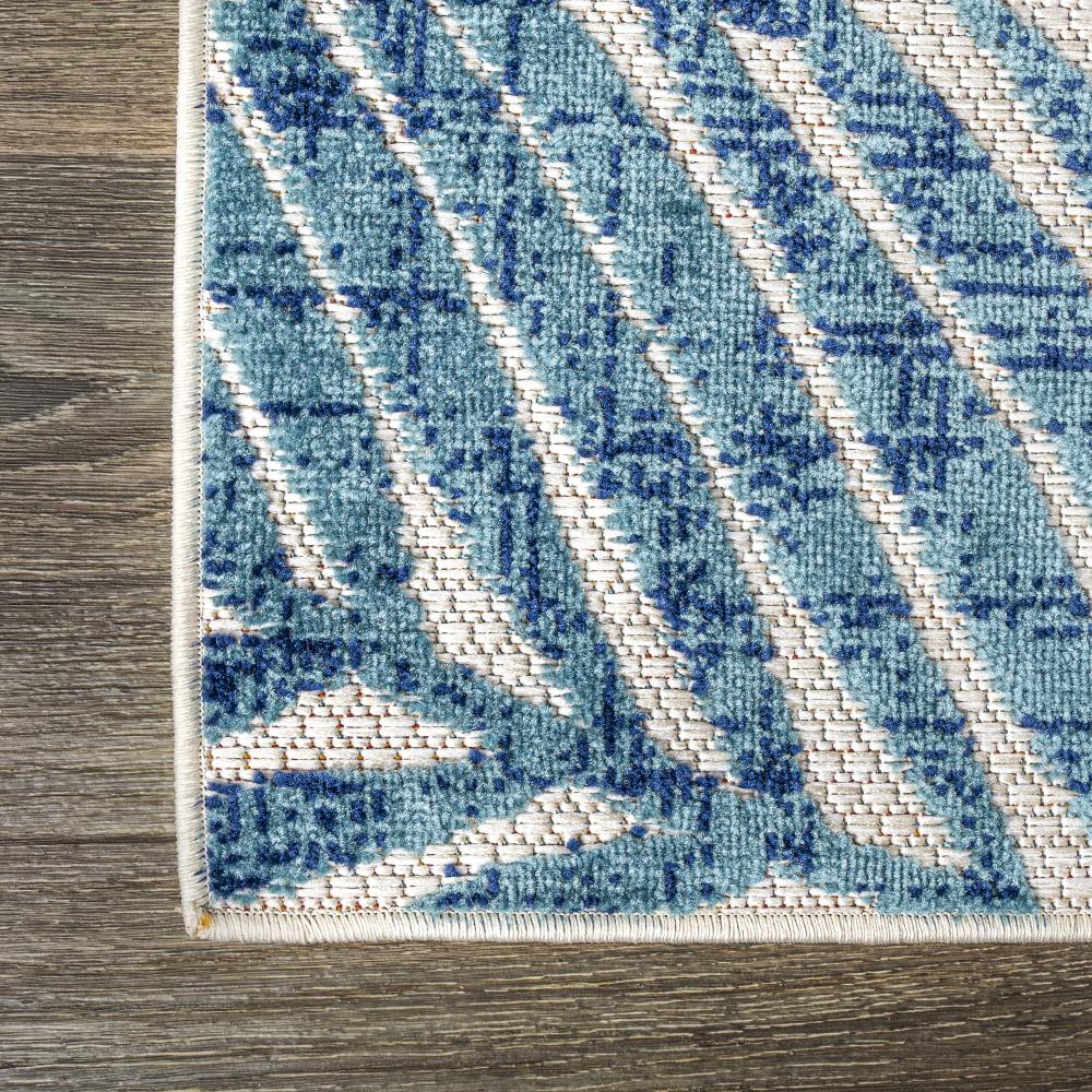 Lynx Tropics Palm Leaves Indoor/Outdoor Area Rug
