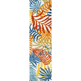 Lynx Tropics Palm Leaves Indoor/Outdoor Area Rug
