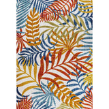 Lynx Tropics Palm Leaves Indoor/Outdoor Area Rug