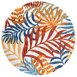 Lynx Tropics Palm Leaves Indoor/Outdoor Area Rug