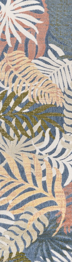 Lynx Tropics Palm Leaves Indoor/Outdoor Area Rug