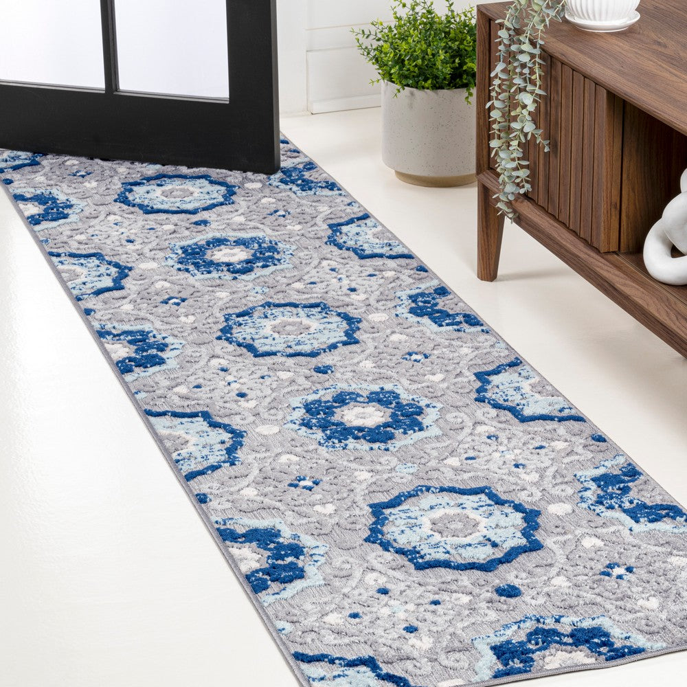 Eridanus Mediterranean Medallion Indoor/Outdoor Area Rug