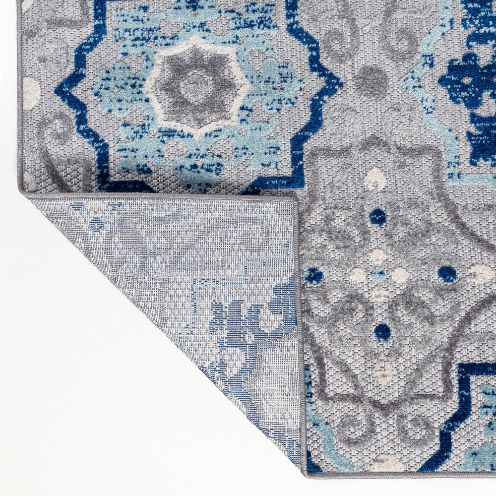 Eridanus Mediterranean Medallion Indoor/Outdoor Area Rug