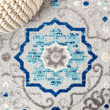 Eridanus Mediterranean Medallion Indoor/Outdoor Area Rug