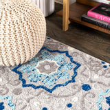 Eridanus Mediterranean Medallion Indoor/Outdoor Area Rug