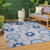 Eridanus Mediterranean Medallion Indoor/Outdoor Area Rug