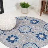 Eridanus Mediterranean Medallion Indoor/Outdoor Area Rug