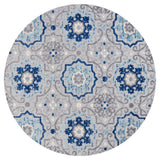 Eridanus Mediterranean Medallion Indoor/Outdoor Area Rug