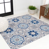 Eridanus Mediterranean Medallion Indoor/Outdoor Area Rug